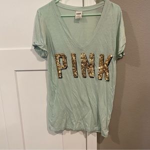 PINK Sequin Tee
